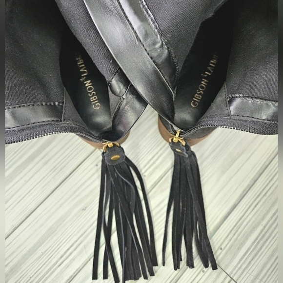 Gibson Latimer Ammelia Over the Knee Suede Boots in Black Size 6.5 - Picture 8 of 8